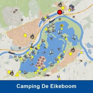 Camping De Eikeboom, is een kleinschalige camping in het dorp De Steeg. KLIK OP DE FOTO voor de LINK