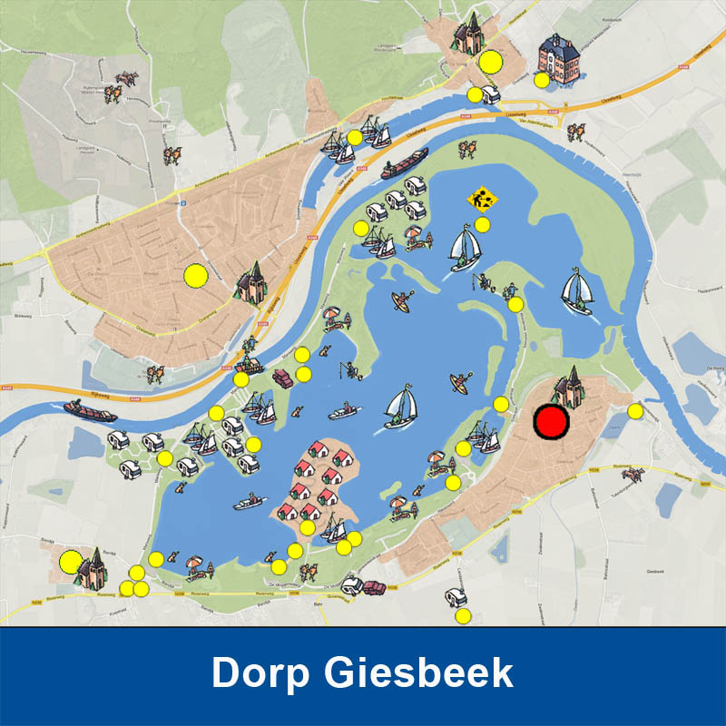 Giesbeek is één van de dorpen van de nieuwe gemeente Zevenaar. KLIK OP DE AFBEELDING voor meer informatie.